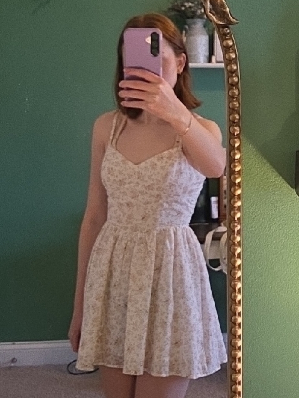 Altar'd State White Floral Sundress